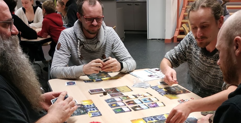L'une des premières soirées des Jeux du Plateau